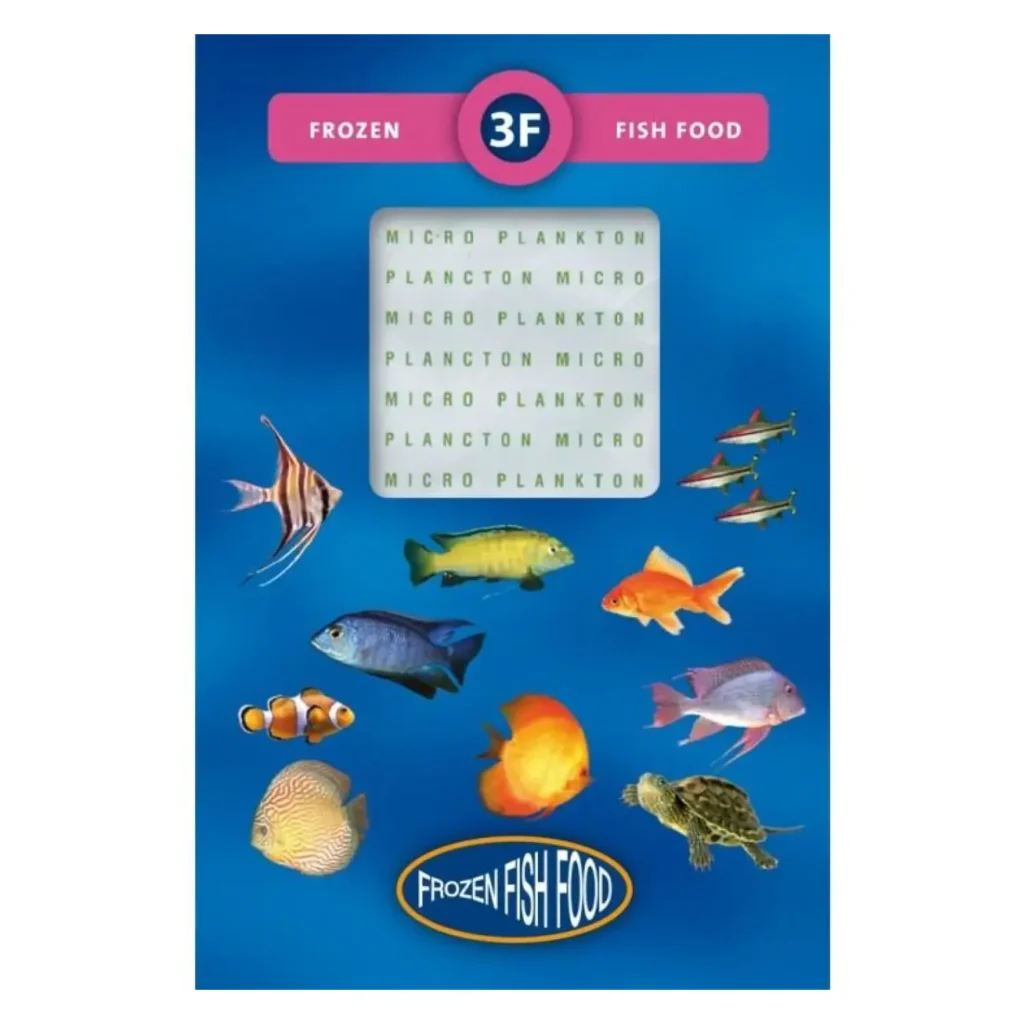 3F Frozen Micro Plankton Coral Food 95g - Pet Supply UAE