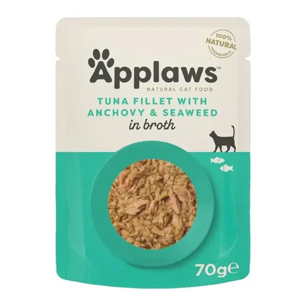 Applaws Broth Pouch - Tuna Fillet with Anchovy (70g) - Pet Supply UAE