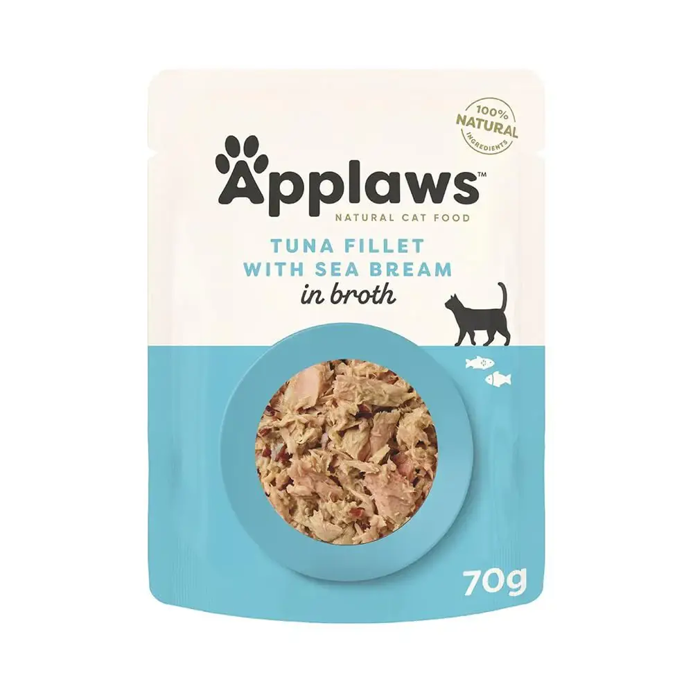 Applaws Broth Pouch Tuna with Sea Bream (70g) - Pet Supply UAE