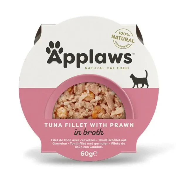 Applaws Cat Food Pot - Tuna Fillet with Prawn (60g) - Pet Supply UAE