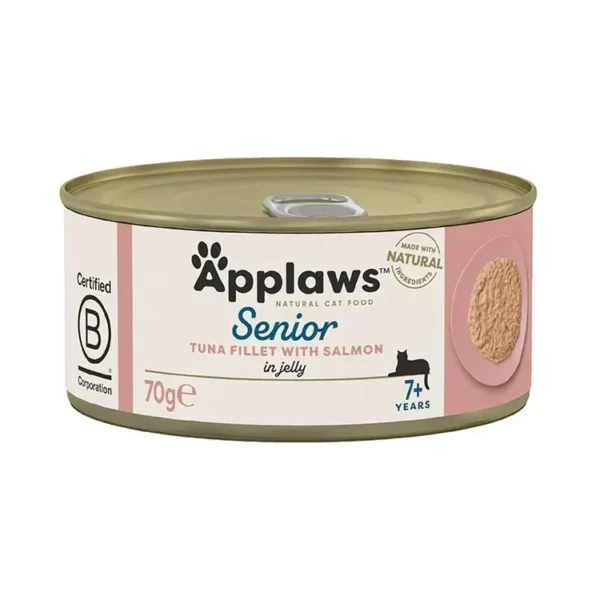 Applaws Senior Cat Wet Food Tuna with Salmon (70g Tin) - Pet Supply UAE