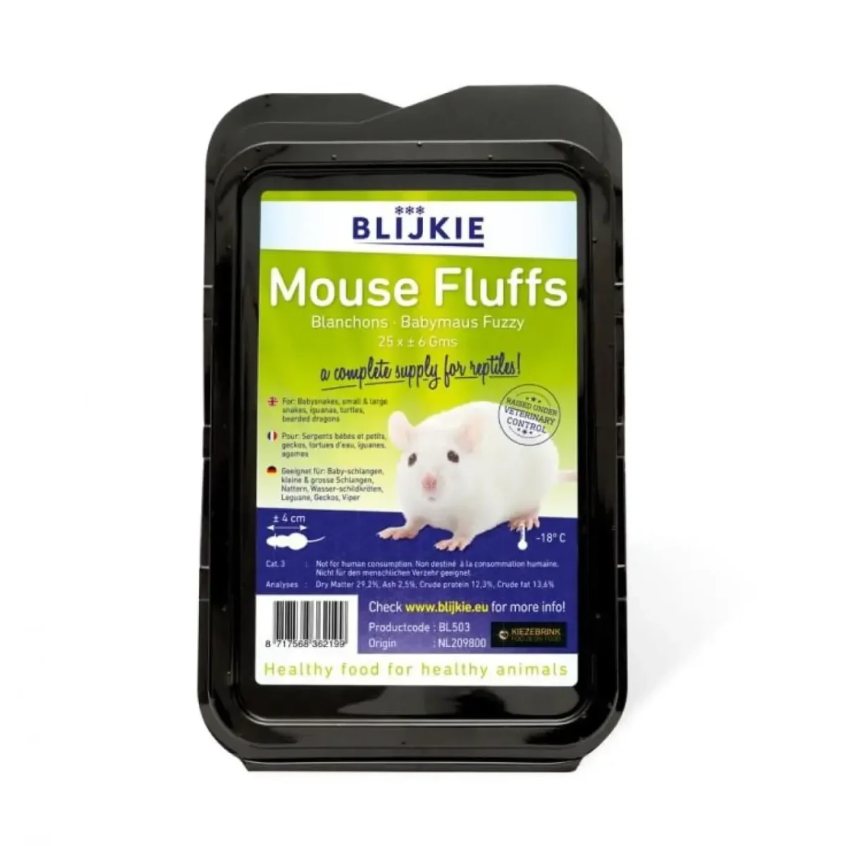 Blijkie Frozen Mouse Fluffs - Pet Supply UAE