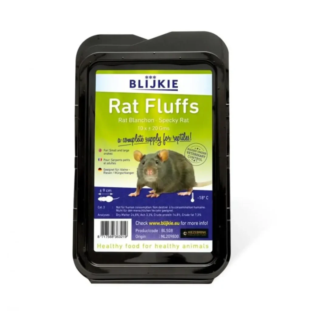 Blijkie Frozen Rat Fluffs - Pet Supply UAE
