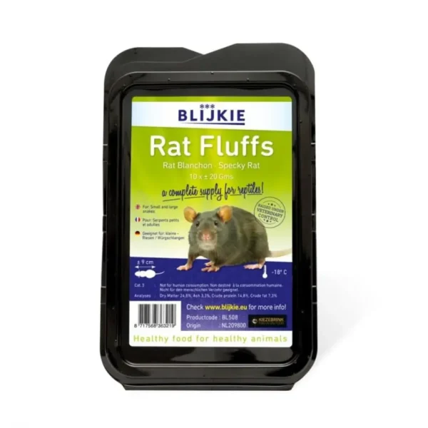 Blijkie Frozen Rat Fluffs - Pet Supply UAE