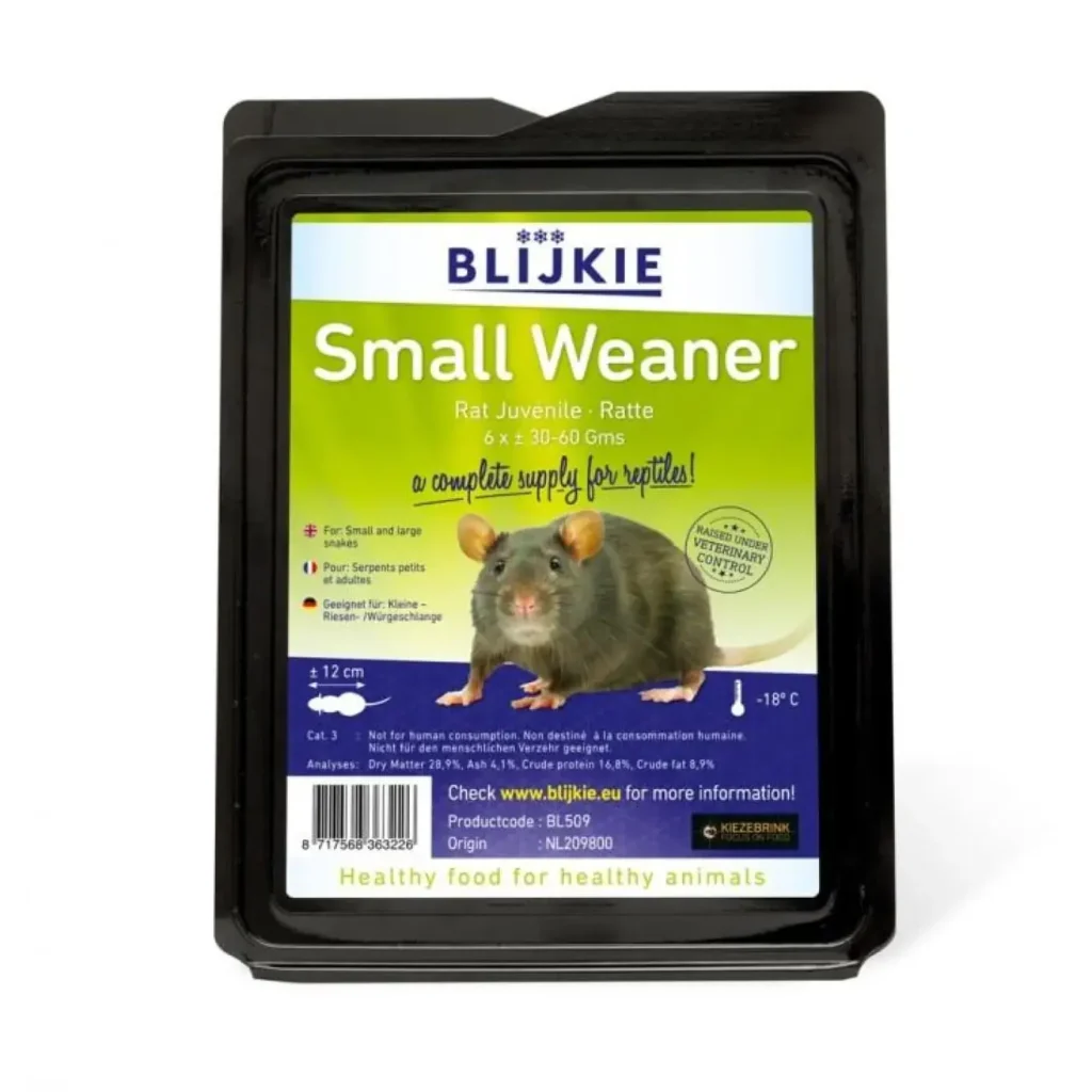 Blijkie Frozen Small Weaner Rats - Pet Supply UAE