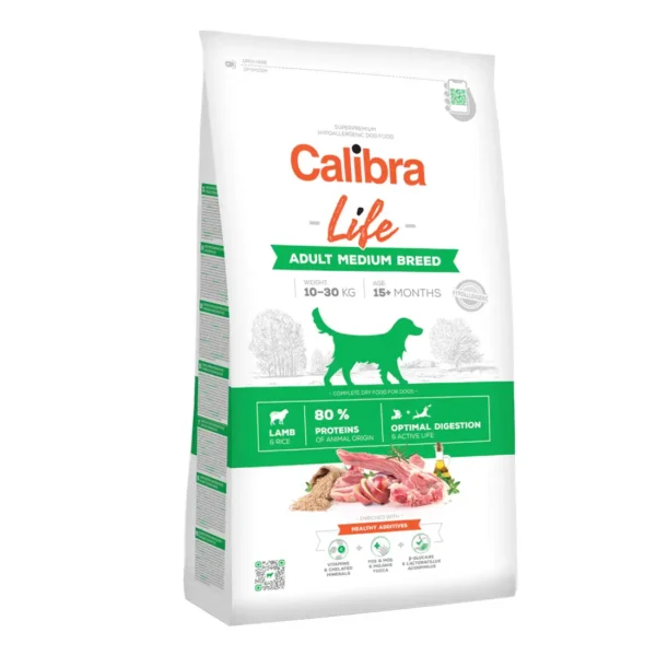 Calibra Dog Life Adult Medium Breed Lamb - Pet Supply UAE