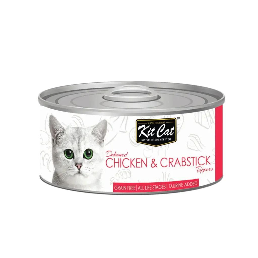 Kit Cat Deboned Chicken & Crabstick Toppers (80g) - Pet Supply UAE
