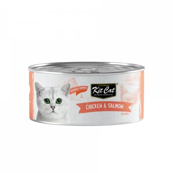 Kit Cat Deboned Chicken & Salmon Toppers (80g) - Pet Supply UAE