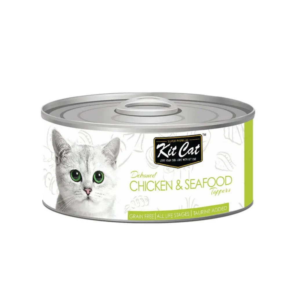 Kit Cat Deboned Chicken & Seafood Toppers (80g) - Pet Supply UAE
