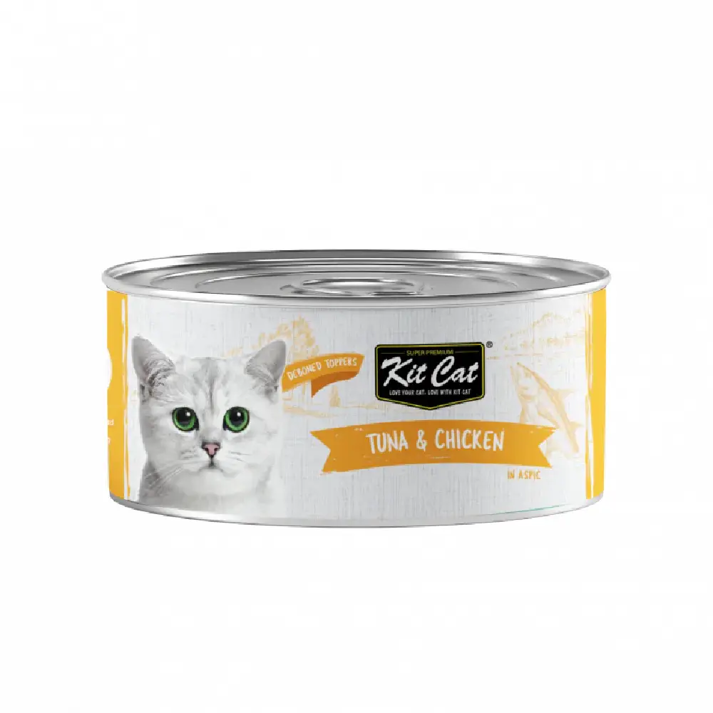 Kit Cat Deboned Tuna & Chicken Toppers (80g) - Pet Supply UAE