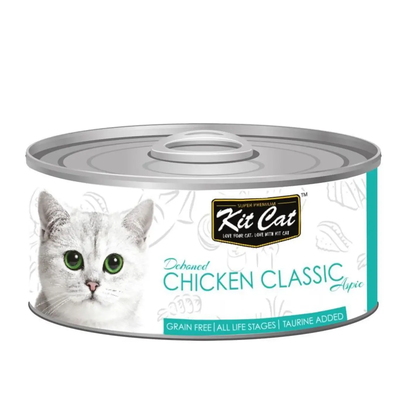 Kit Cat Premium Deboned Chicken Classic (80g) - Pet Supply UAE Kit Cat Premium Deboned Chicken Classic (80g) - Pet Supply UAE