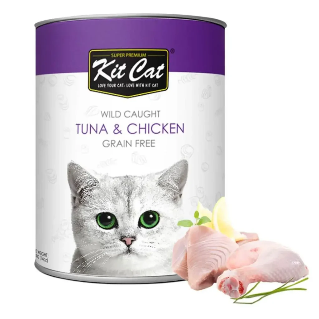 Kit Cat Wild Caught Tuna & Chicken Grain Free Loaf (400g) - Pet Supply UAE