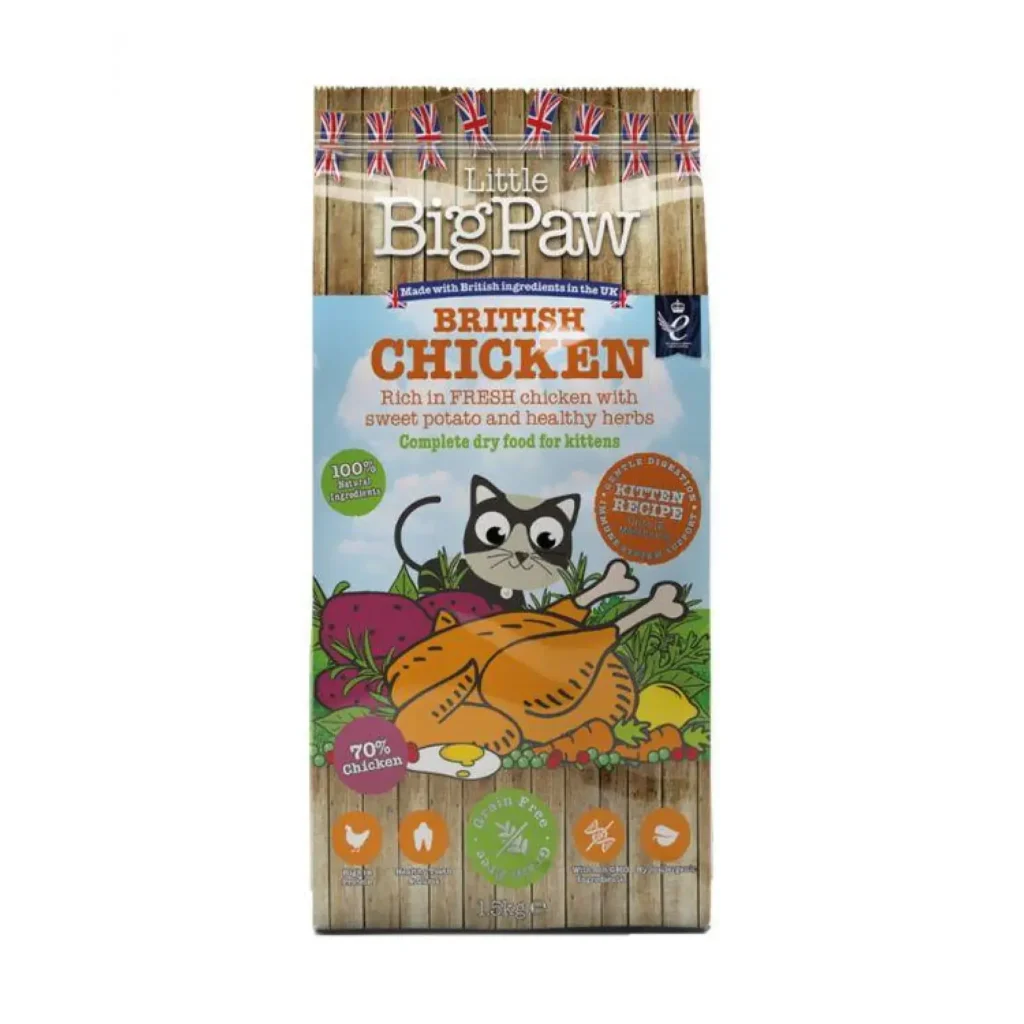 Little Big Paw British Chicken For Kittens (1.5kg) - Pet Supply UAE
