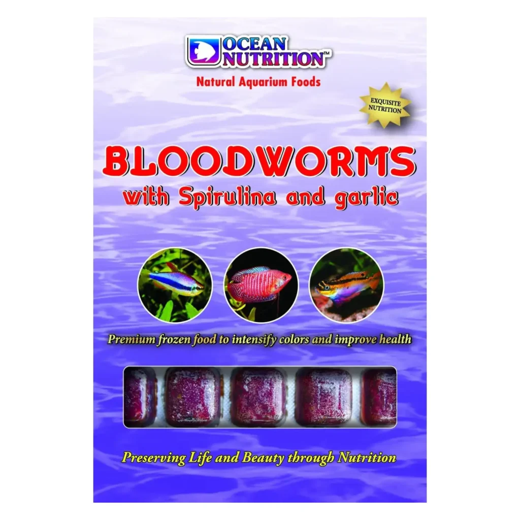 Ocean Nutrition Bloodworms with Spirulina & Garlic - Pet Supply UAE