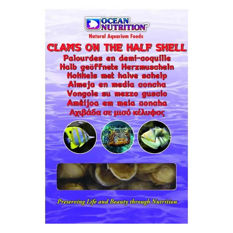 Ocean Nutrition Clams on the Half Shell 100g - Pet Supply UAE