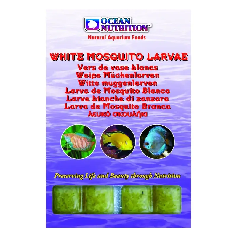 Ocean Nutrition White Mosquito Larvae 100g - Pet Supply UAE