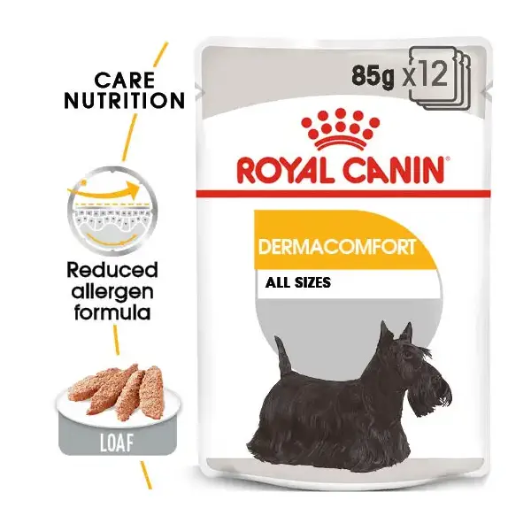 Royal-Canin-Canine-Care-Dermacomfort-Wet-Food-Pouches-12x85g-Pet-Supply-UAE