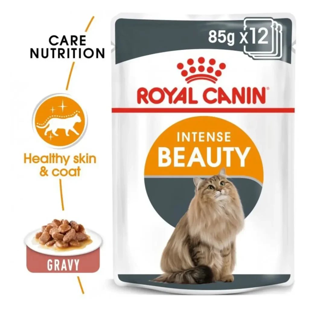 Royal Canin Feline Care Nutrition Hair & Skin in Gravy (12x85g) - Pet Supply UAE