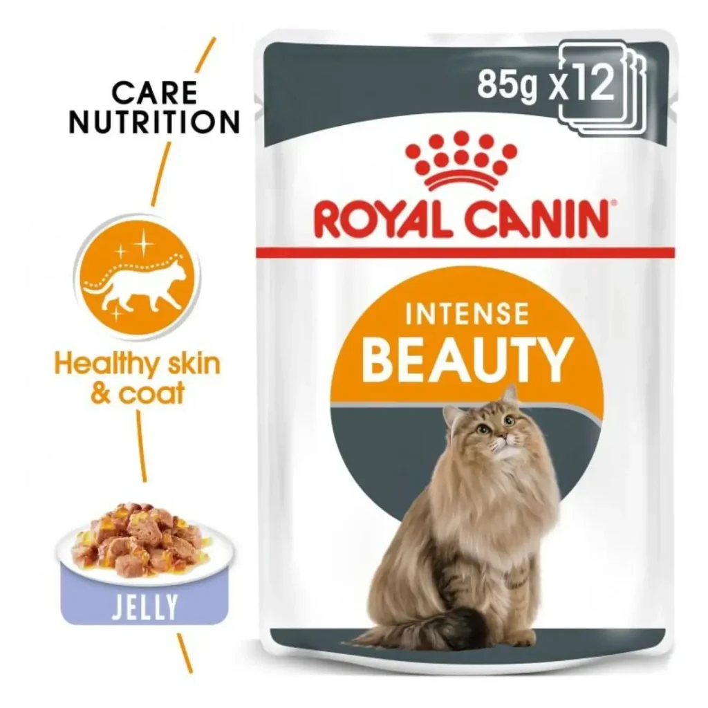 Royal Canin Feline Care Nutrition Hair & Skin in Jelly (12x85g) - Pet Supply UAE