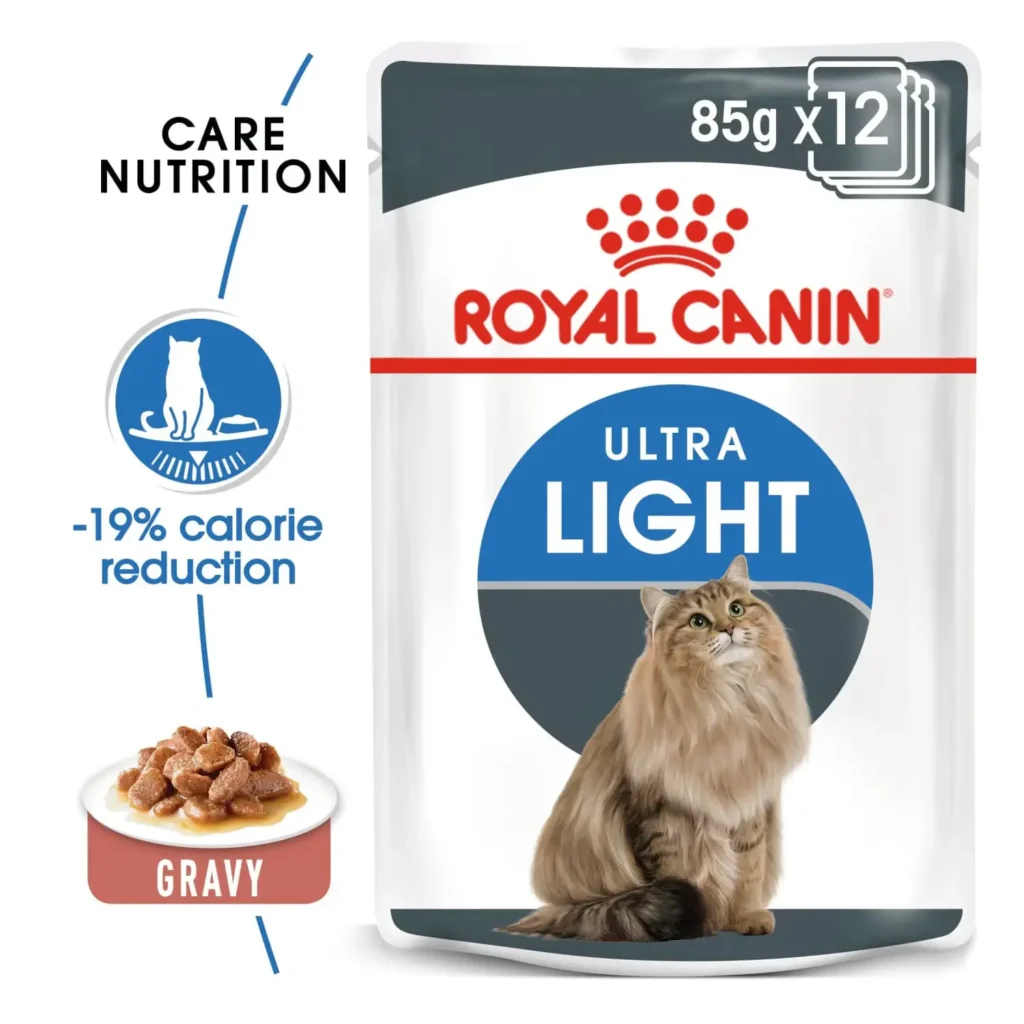 Royal Canin Feline Care Nutrition Light Weight in Gravy (12x85g) - Pet Supply UAE