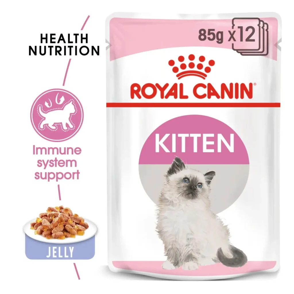 Royal Canin Feline Health Nutrition Kitten in Gravy (12x85g) - Pet Supply UAE