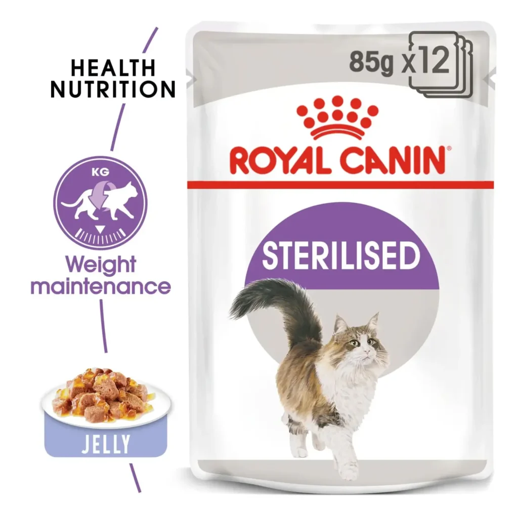 Royal Canin Feline Health Nutrition Sterilised in Jelly (12x85g) - Pet Supply UAE