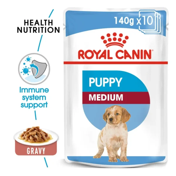Royal-Canin-Size-Health-Medium-Puppy-Wet-Food-10x140g-Pet-Supply-UAE