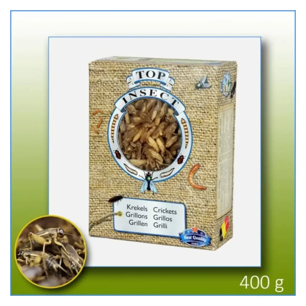 Topinsect Frozen Crickets 1L (400g) - Pet Supply UAE