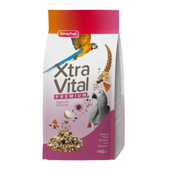 XtraVital Premium Complete Parrot Feed (1kg) - Pet Supply UAE