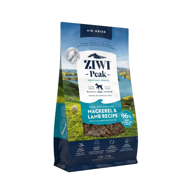 ZIWI Peak Air-Dried Mackerel & Lamb Recipe for Dogs (2.5kg) - Pet Supply UAE