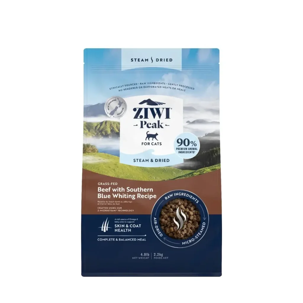 ZIWI Peak Steam & Dried Beef with Whiting Dry Cat Food - Pet Supply UAE