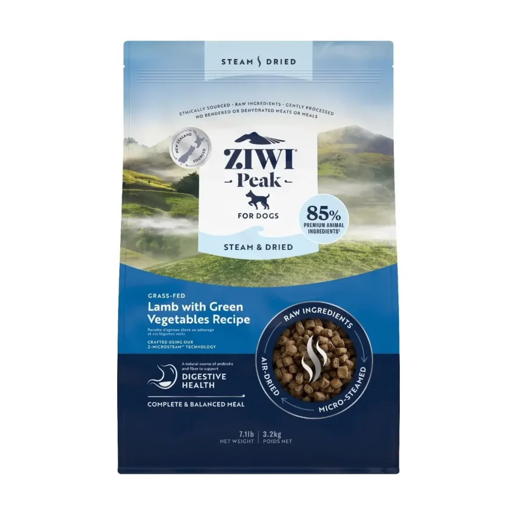 ZIWI Peak Steam & Dried Lamb with Green Veg Dry Dog Food - Pet Supply UAE