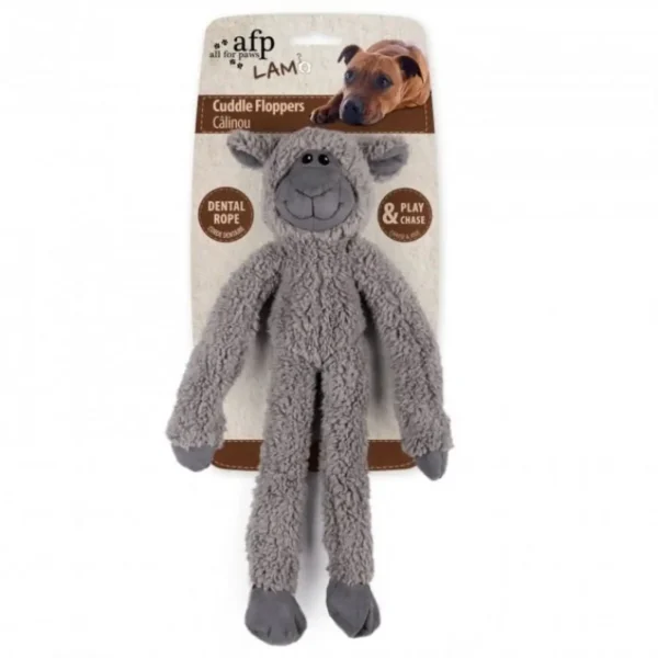 all-for-paws-cuddle-ropey-flopper-sheep-–-tug-squeaky-dog-toy-with-dental-rope-pet-supply-uae