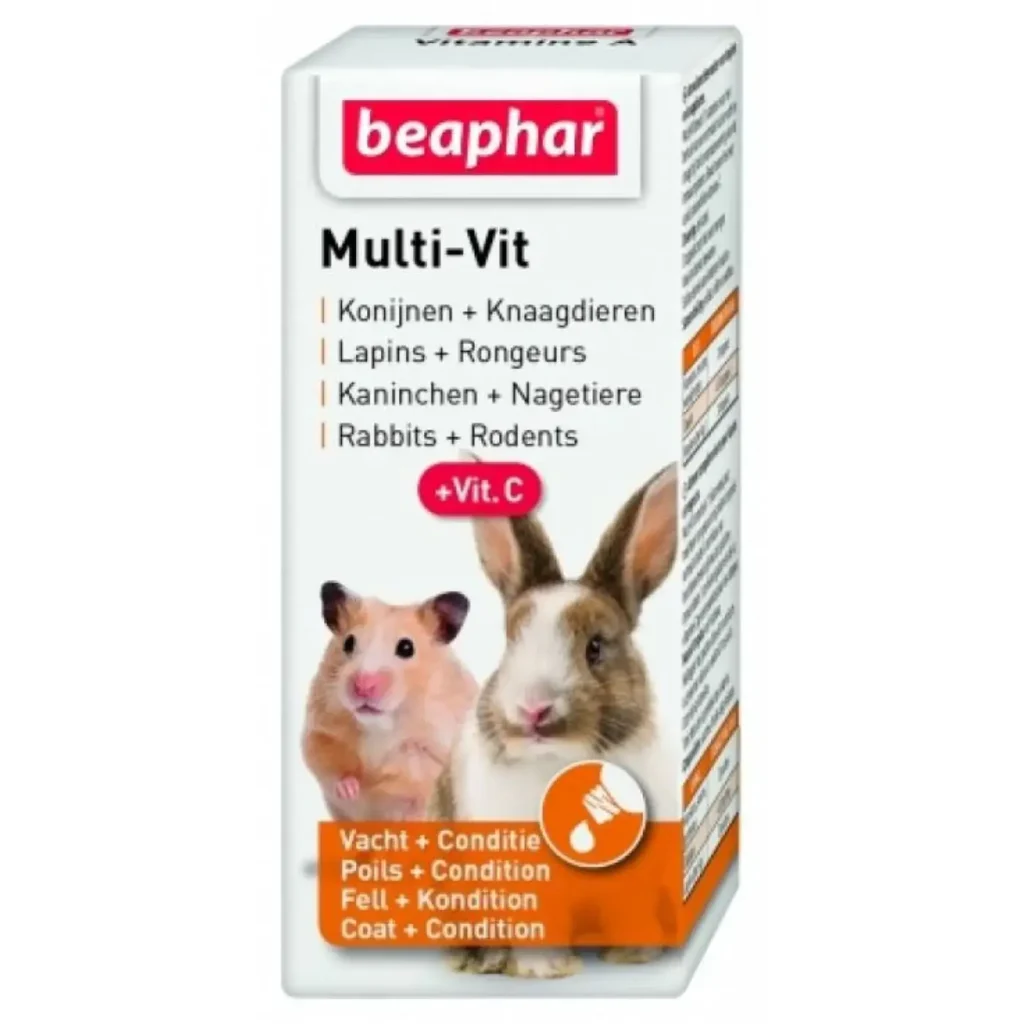 Beaphar Multivitamin Liquid for Small Animals - 20ml - Pet Supply UAE