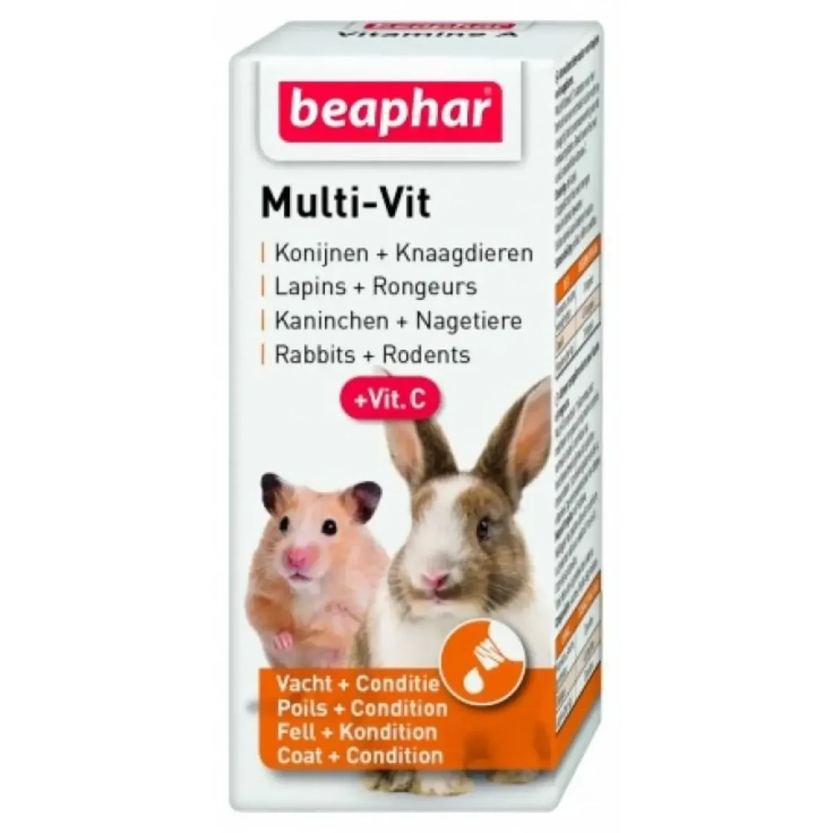 Beaphar Multivitamin Liquid for Small Animals - 20ml - Pet Supply UAE