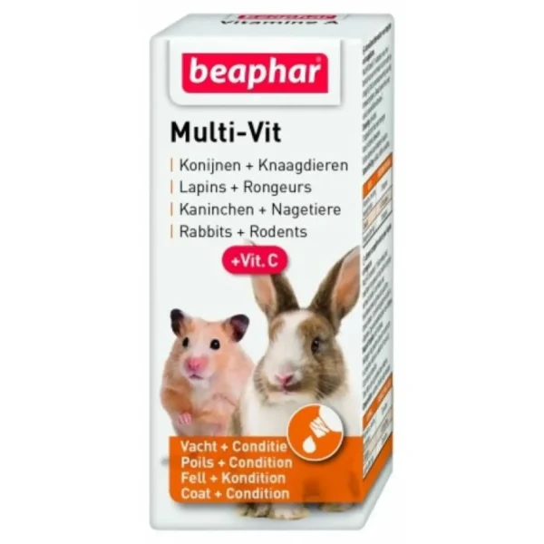 Beaphar Multivitamin Liquid for Small Animals - 20ml - Pet Supply UAE