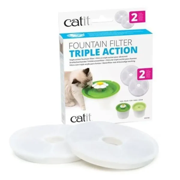 Catit 2.0 Triple Action Filters - White - Pet Supply UAE