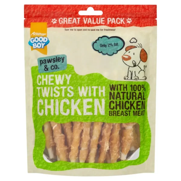 goodboy-chewy-chicken-twists-value-pack-320g-–-natural-low-fat-dog-treats-pet-supply-uae