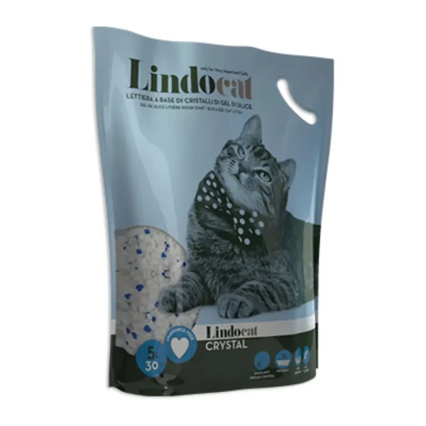 LindoCat SilicaGel Crystal Cat Litter Unscented (5L) - Pet Supply UAE