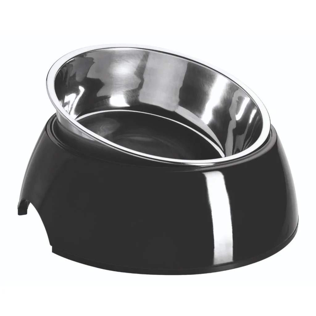 Melamine Feeding Bowl - Black 160ml - Pet Supply UAE