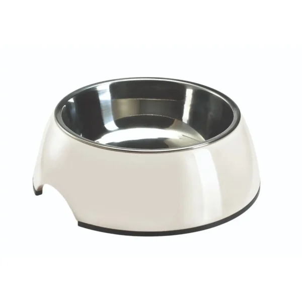Melamine Feeding Bowl - White - Pet Supply UAE