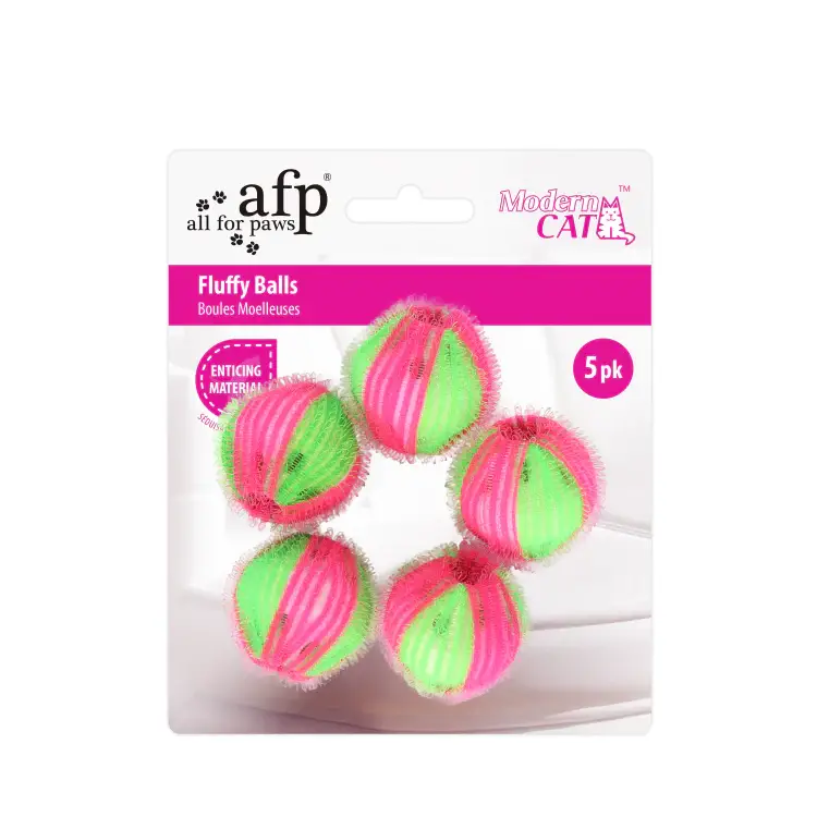 Moder Cat - Fluffy Balls 5 pcs - Pet Supply UAE