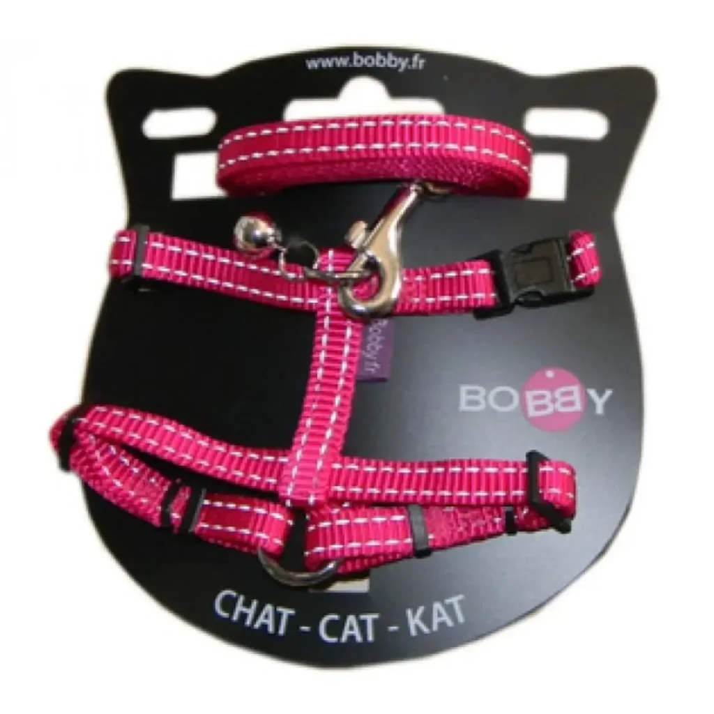 Safe Harness & Lead - Fushia - Pet Supply UAE