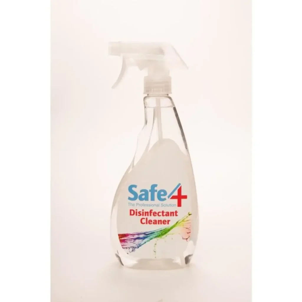 Safe4 Disinfectant Cleaner - Clear, 500ml - 20ml - Pet Supply UAE