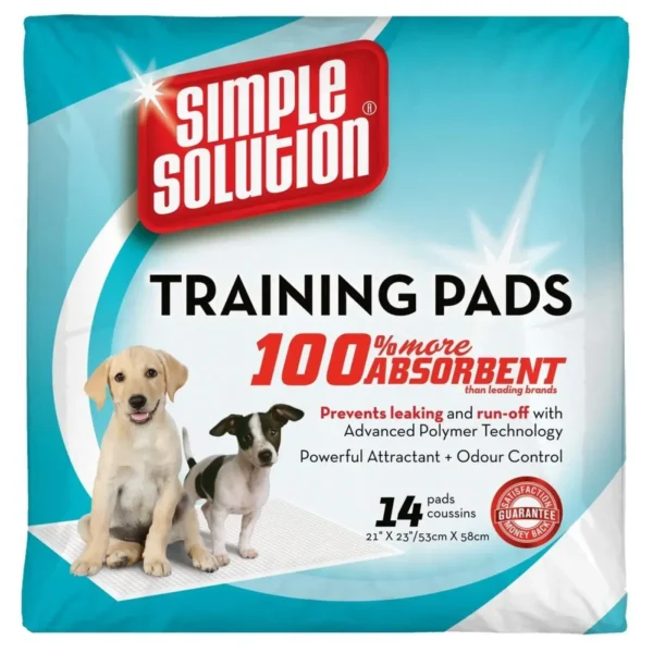 Simple Solution Puppy Training Pads – 6-Layer Absorbent Pads with Odor Control - Pet Supply UAE